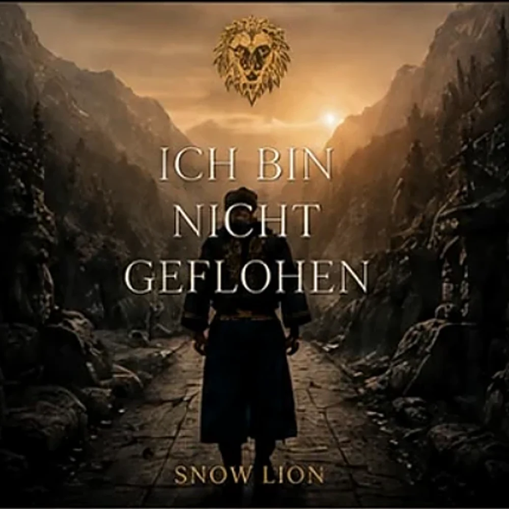 Cover art showing a lone figure walking through a Himalayan valley