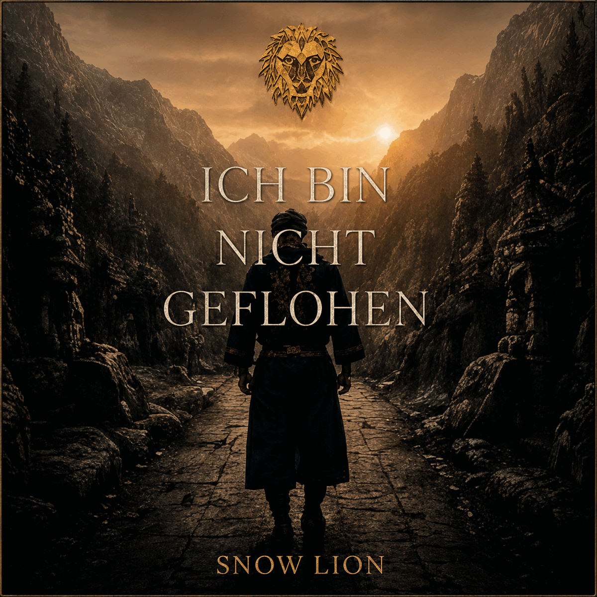 Higher Ground release cover with the gold Snow Lion crest